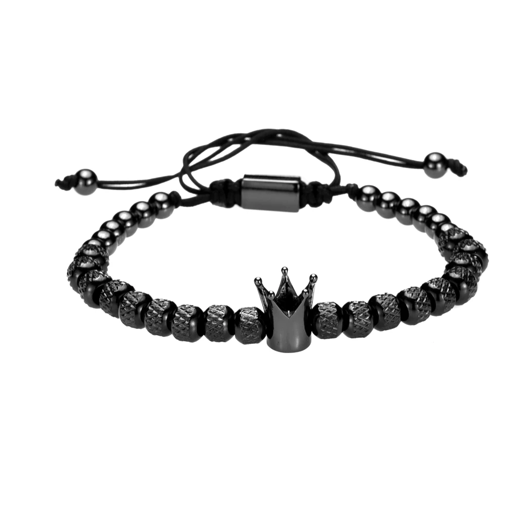 316L Stainless Steel Bracelet Banlge Titanium Steel Gold Color Adjust Size Men Jewelry Gift Luxury Crown Men Bracelet bracelet jewelry
