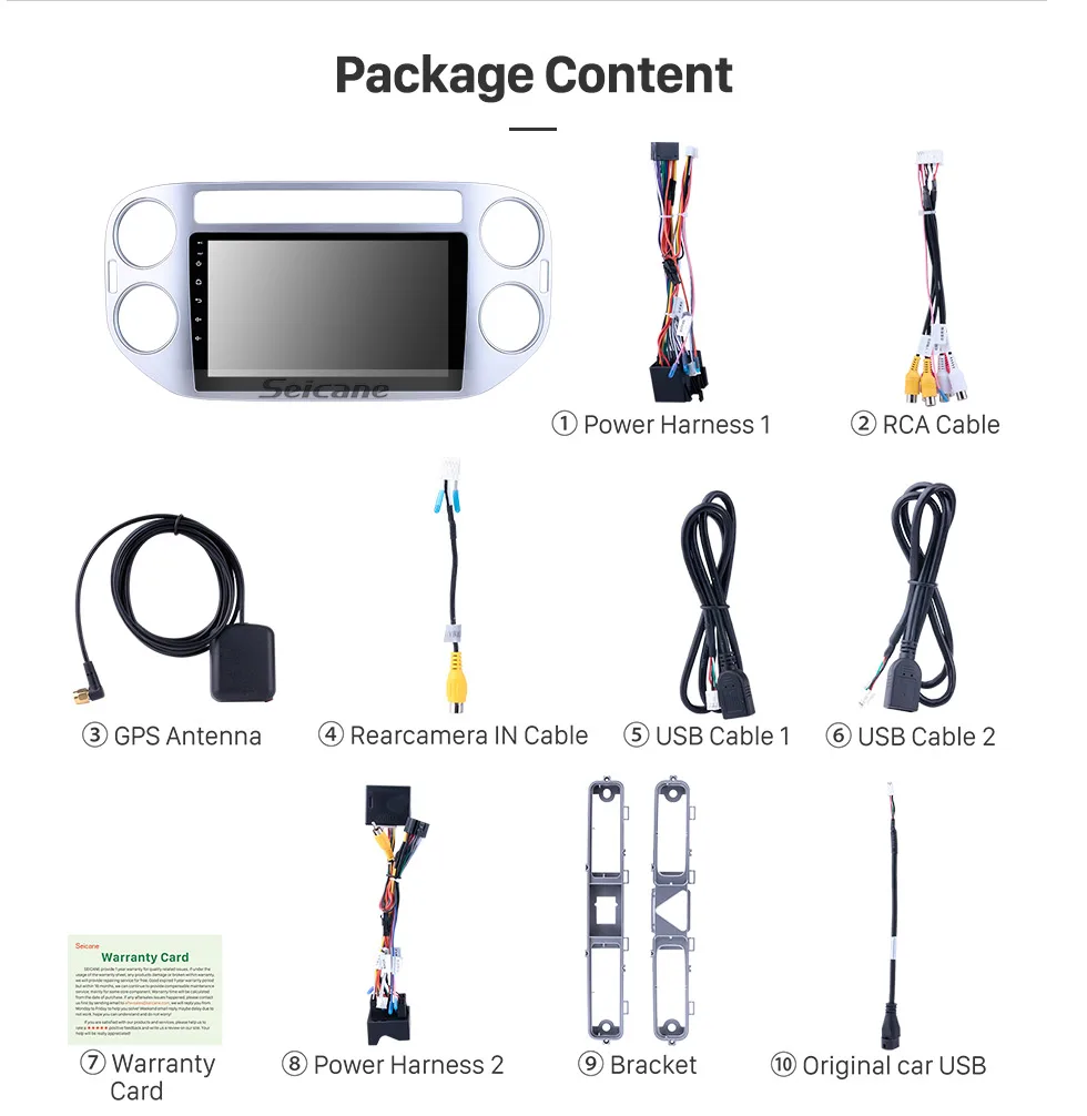 Excellent Clearance Seicane Car Radio For 2010-2015 VW Volkswagen Tiguan GPS Multimedia Player Android 8.1 9 inch 3G WIFI 1080P Head Unit 16 Excellent Clearance Seicane Car Radio For 2010-2015 VW Volkswagen Tiguan GPS Multimedia Player Android 8.1 9 inch 3G WIFI 1080P Head Unit 16