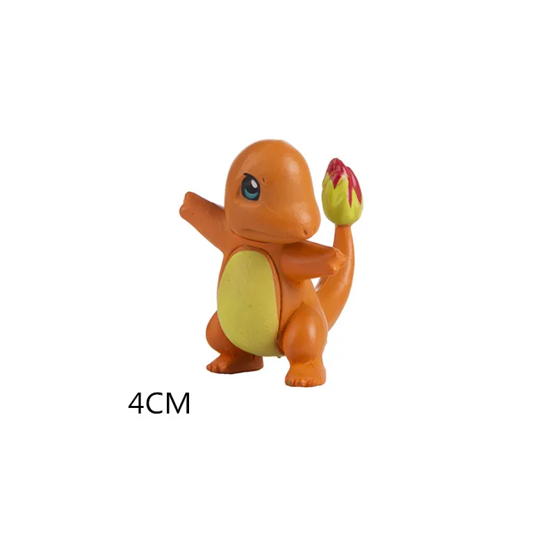 mecha godzilla toy Pokemon Pokeball With Cartoons Movie Anime Figure Pikachu Charmander Eevee Squirtle Vulpix Quality Pet Action Model Toys Gifts goku toys Action & Toy Figures
