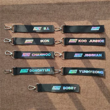 

IKON BOBBY Letter Printed Phone Keychain Name Lanyard