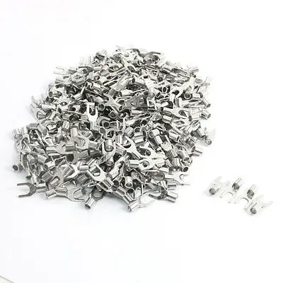 

400PCS SNB3.5-5 SNB3.5-4 Wire Connector Non Insulated Fork Terminals