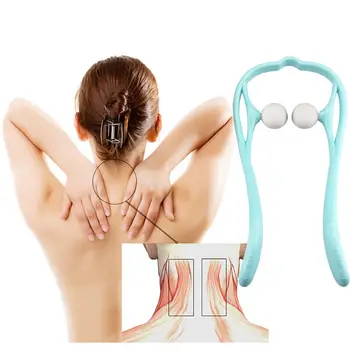 

Neck Shoulder Back Massager Trigger Point Roller Massager Therapy Plastic Pressure Muscle Relief Self Massage Health Care Tools