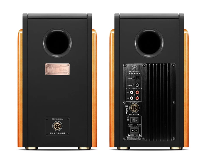 Hivi M200MKIII+ Bluetooth колонки для полки компактные HiFi активные колонки 5,2" Midbass драйвер 1,1" купольный твитер 60 Вт