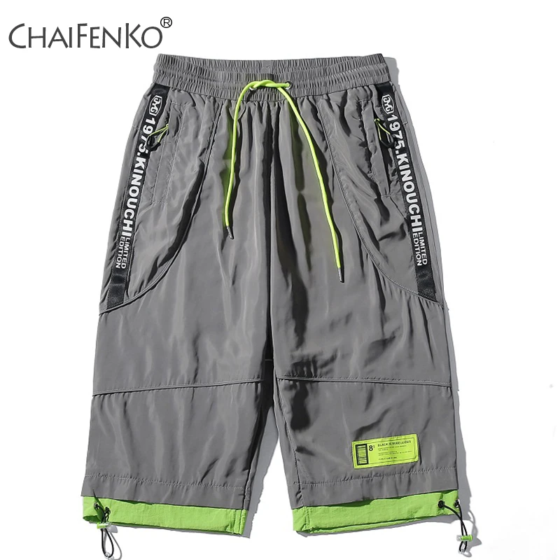

CHAIFENKO 2020 New Hot Summer Fashion Men Shorts Hip Hop Streetwear Harajuku Shorts Mens Motion Casual Pocket Tooling Shorts
