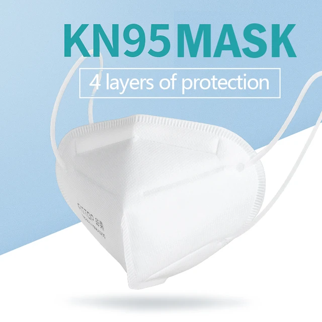 US $5.99  10PCS KN95 4 Layers Mask Antivirus Flu Anti Infection KN95 Masks Particulate Respirator PM2.5 Prote