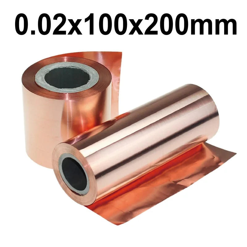 

Copper Sheet 0.02mm x 100mm x 200mm