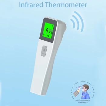 

Non-Contact Infrared Forehead Thermometer Fever Alarm Measurement Date One Button Quick Measure LCD Display IR Termometro