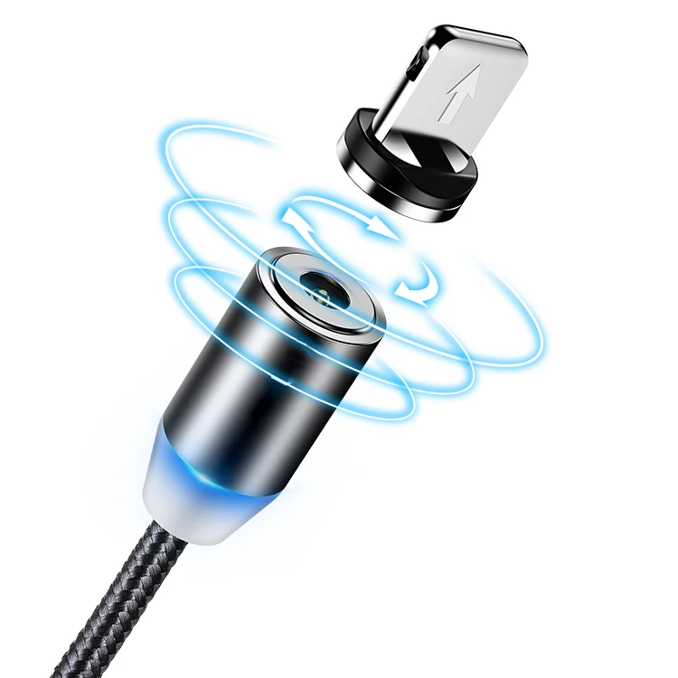 1 м нейлоновый Плетеный Магнитный Micro USB сотовый кабель для iPhone samsung Android мобильный телефон Быстрая зарядка usb type C кабель провод шнур