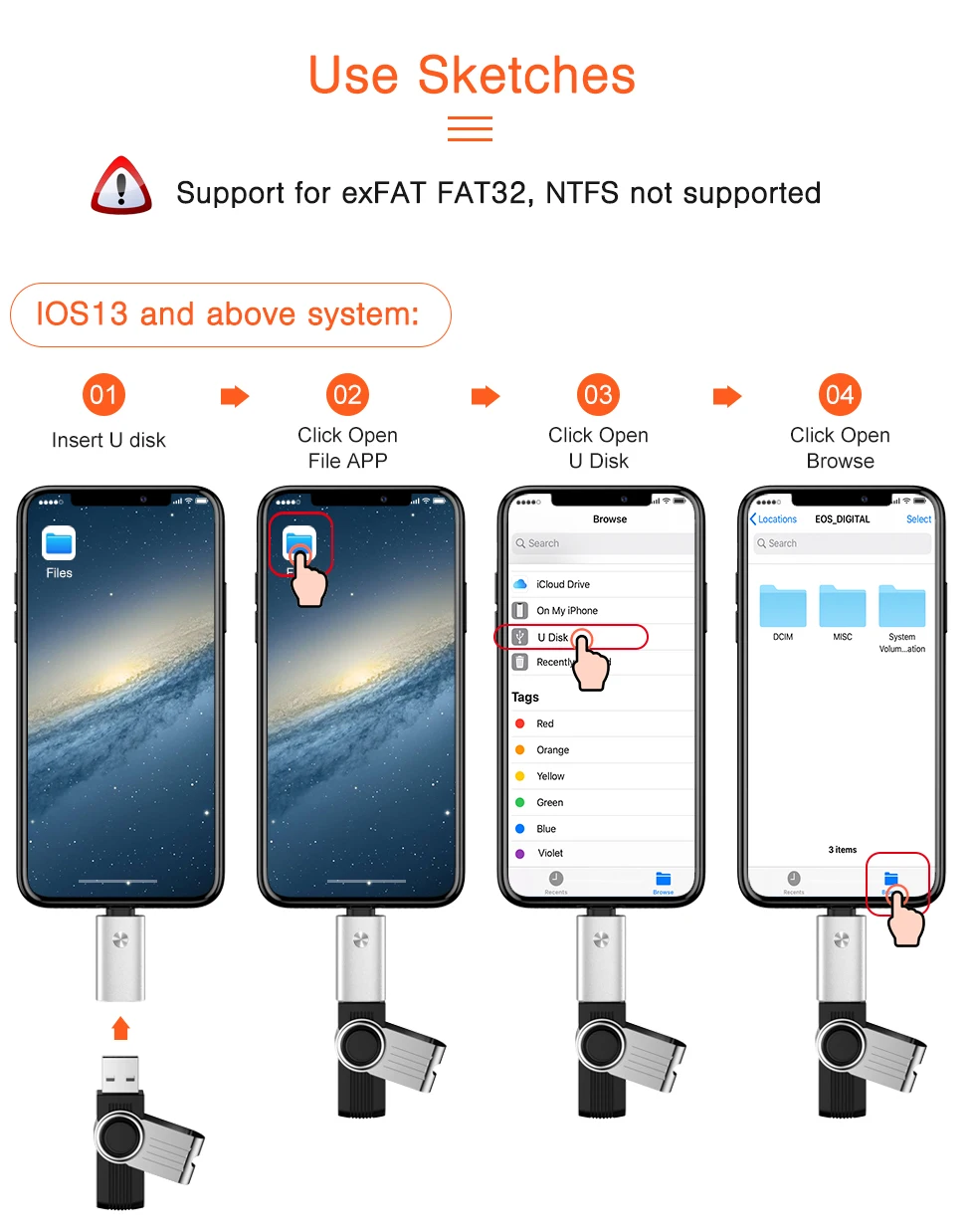OTG USB к Lightning Adater конвертер MIDI пианино клавиатура Камера Adater для iPhone 11 Pro XS max XR X 8 7 6 6s 5 5S SE iOS 12 13