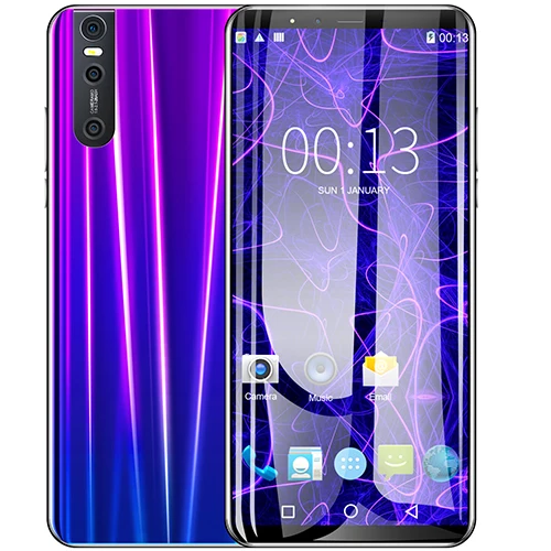 Cectdigi X17 2200 мАч самая дешевая Быстрая MTK6582 Смартфон Android OS 5,1 FACE ID 1 Гб+ 8 Гб 5,5 дюйма 2МП+ 5Мп мобильный телефон - Цвет: Grandient Purple