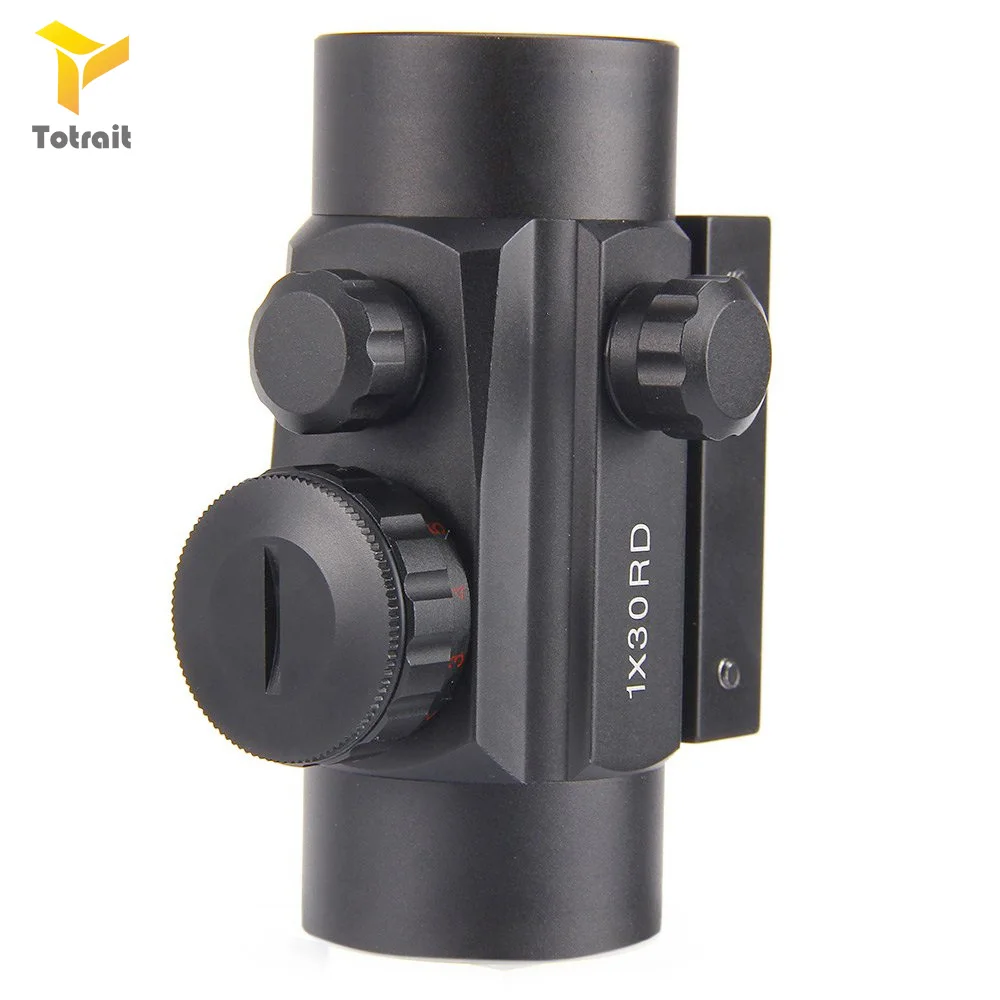 TOtrait охотничья красная точка SightRiflescope 1X30RD оптика голографическая рефлекторная сетка для тактического охотничьего прицела коллиматорные прицелы