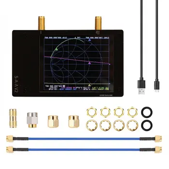 

2.8 inch Vector 3G Network Analyzer S-A-A-2 NanoVNA V2 HF VHF UHF Shortwave Antenna Analyzer with Housing Antenna Analyzer