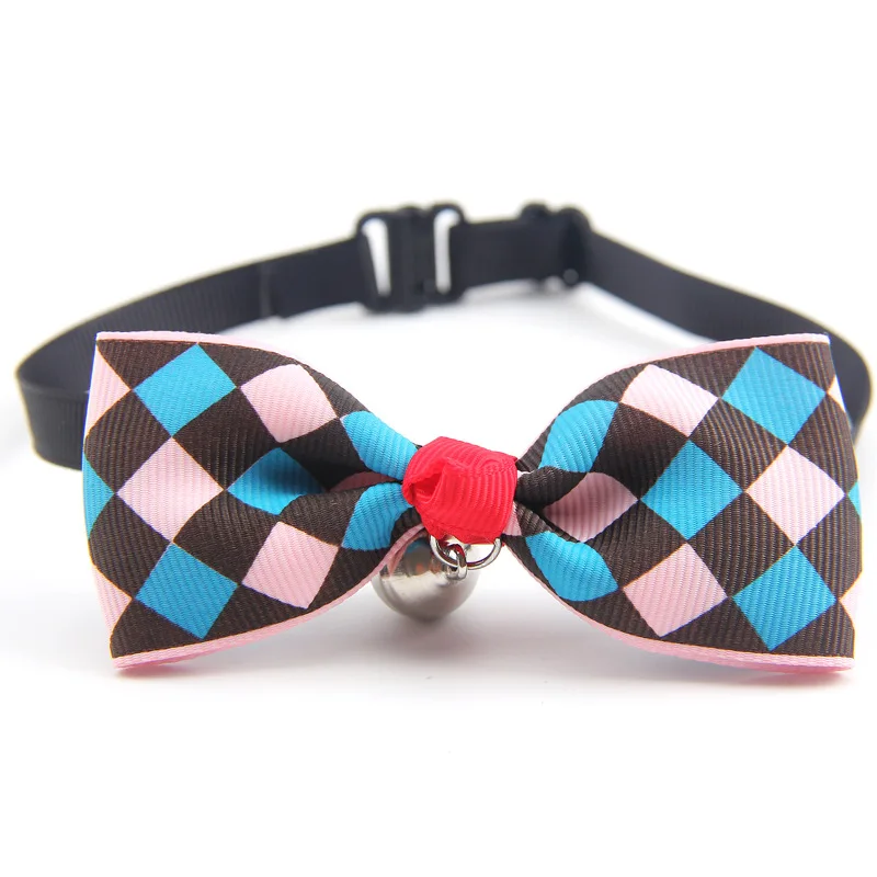 Adjustable Nylon Material Cat Collar Camouflage Bow Collar Plaid Flower Cloth For Medium Small Dogs Collar Cat Necklace 6 Colors Adjustable Nylon Material Cat Collar Camouflage Bow Collar Plaid Flower Cloth For Medium Small Dogs Collar Cat Necklace 6 Colors