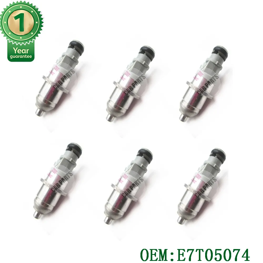 

Set 6 PCS High Quality tested FUEL INJECTOR NOZZLE E7T05074 (M-1.81) DIM1070G E7T05074 for Mitsubis-hi Pajero III 3.5GDI