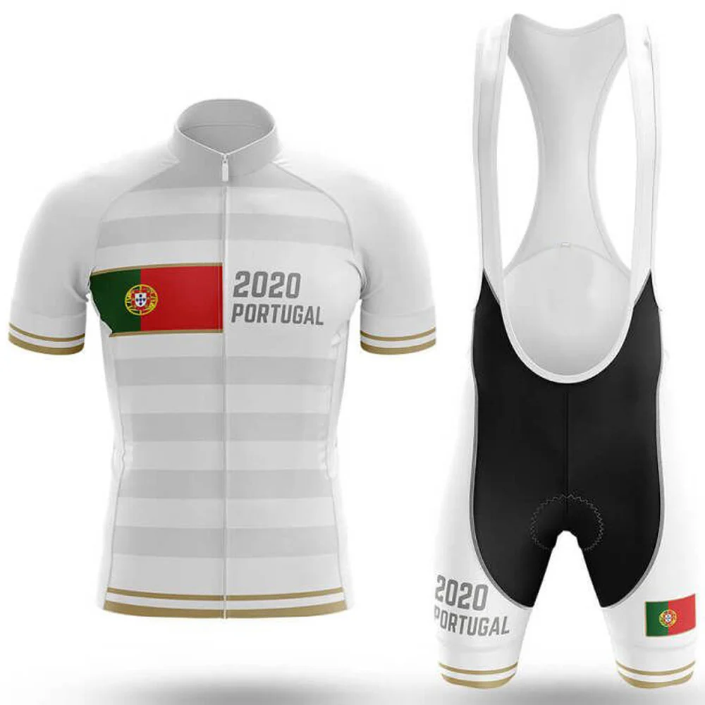 Portugal Cycling Jersey Set Summer Men Bicycle Shirt Suit MTB Roupa Ciclismo Outdoor Sports Wear