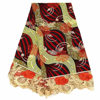 

Latest Veritable African Wax Lace Fabric Guaranteed Real Ankara Fabric Wax Lace Materials African Wax Prints Fabrics 91905