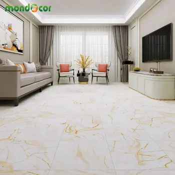 

Self Adhesive Marble Tiles Ground Stickers For Kitchen Bedroom Living Room Floor Wallpapers Waterproof Non-slip Home Improvement