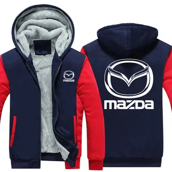 

new Size S-5XL 2019 new Mazda Hoodies Jacket Winter Mans Unisex Casual Wool Liner Fleece Man Coat Sweatshirts Pullover