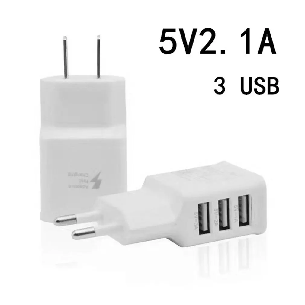 5V2A EU US Plug 3 Usb зарядное устройство для мобильного телефона быстрое зарядное устройство для iPhone для Android для huawei для samsung зарядное устройство Прямая поставка Новинка