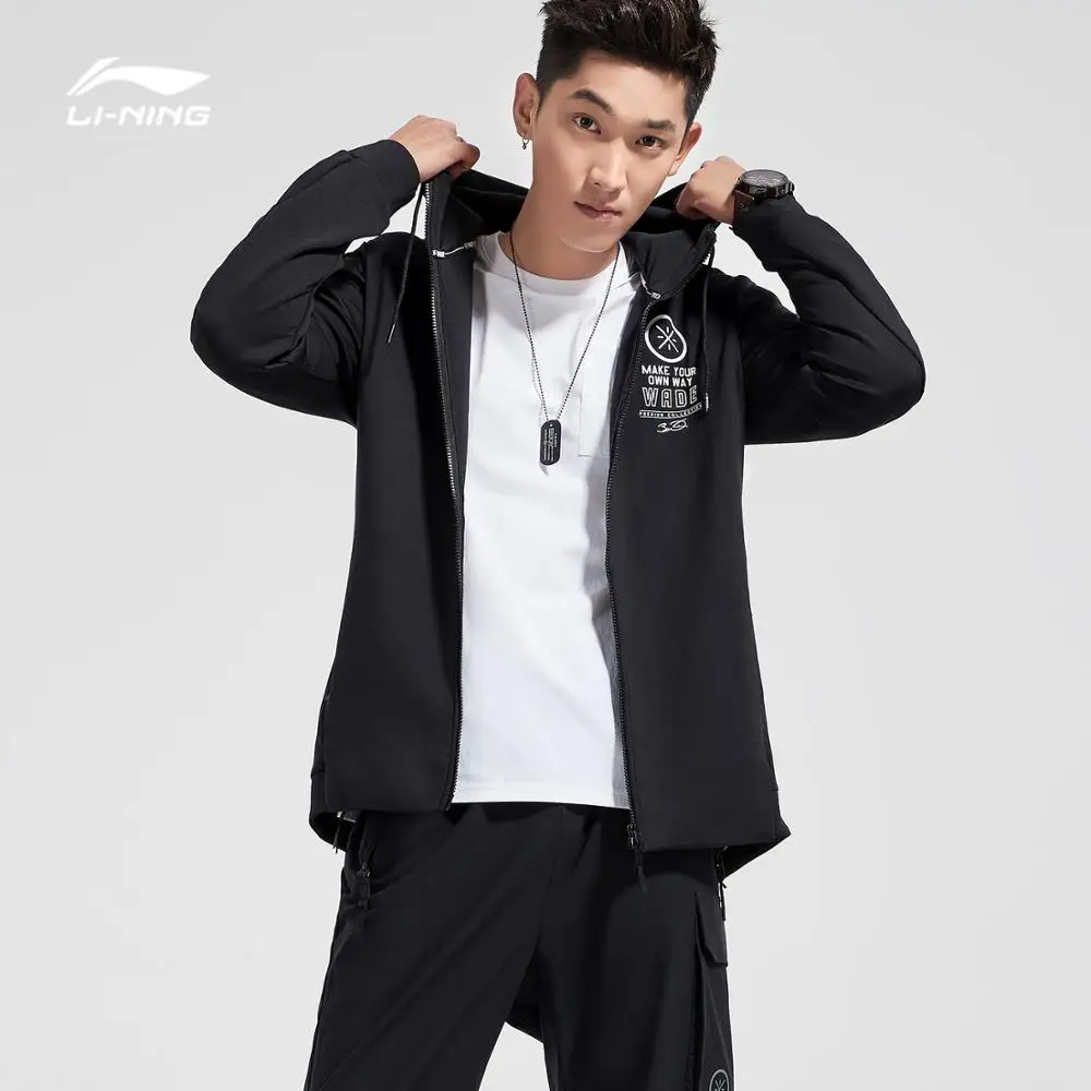 

Li-Ning Men Wade Series Hoodie 48% Polyester 42% Cotton 10% Spandex Regular Fit LiNing Comfort Sports Sweater AWDN897 COND18