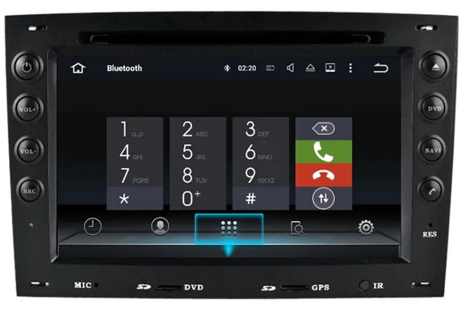 Автомагнитола для Renault Megane II мультимедийный плеер на Android 7 1 с дюймовым дисплеем GPS