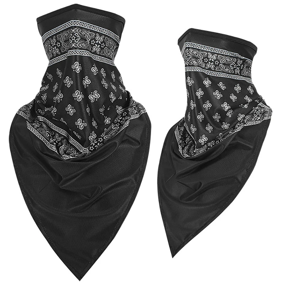 Skeleton Skull Bandana Ski Skull Halloween Neck Half Face Mask Cycling Ghost Scarf Neck Bandanas Ski Sport Hiking Scarves