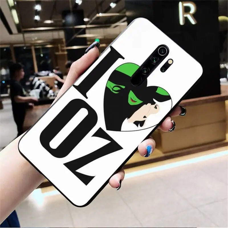 KPUSAGRT Broadway Musical Wicked Lyrics Soft Phone Case Cover for Redmi Note 9 8 8T 8A 7 6 6A Go Pro Max Redmi 9 K20 xiaomi leather case color