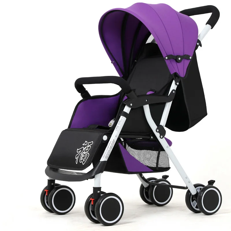 

Luxury Baby Stroller Carriage High Landscape Pram Suite for Lying and Seating on 2019