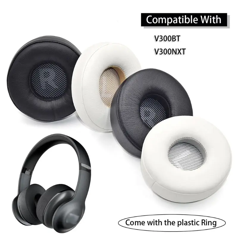 1Pair Leather Earpads Ear Cushion Cover Replacement for J BL V300 V300BT V300NXT Wireless Headphones