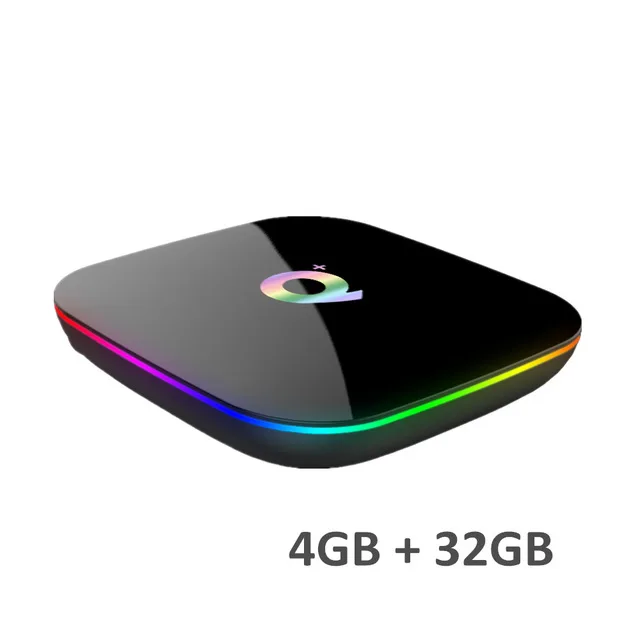 4GB 32GB Смарт ТВ приставка 6K Android 9,0 Q Plus ТВ приставка 4 Гб ОЗУ 32 ГБ/64 Гб ПЗУ четырехъядерный H.265 USB3.0 2,4 ГГц WiFi домашняя приставка медиаплеер - Цвет: 4GB 32GB