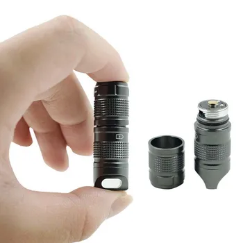 

10pcs/lot Wholesale Portable Super Small Led Flashlight Usb Rechargeable Mini Keychain Torch Pocket Lantern For Hunting