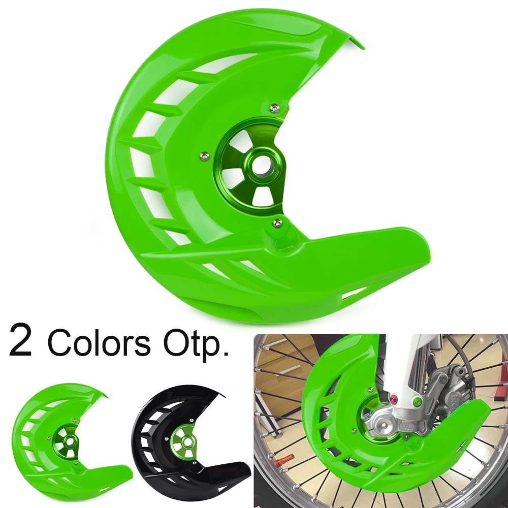 

For Kawasaki KX KXF 125 250 450 2006-2018 Front Brake Disc Guard Cover Protector For KX125 KX250 KX250F KX450F KLX450R 250F 450F