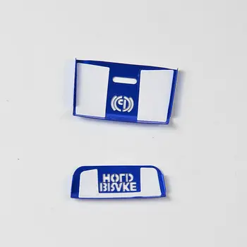 

For Honda Accord 2018-2020 Gear Shift Frame Trim Blue Decoration 2pcs set