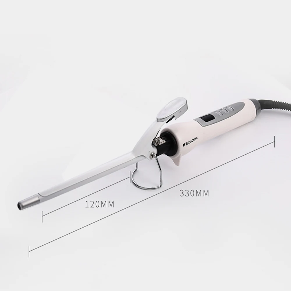 Мини Plancha пара Cabello 2 в 1 щипцы для завивки волос и выпрямитель для волос портативная профессиональная Паровая стайлер керамическая щетка iro - Цвет: Белый