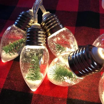 

6pcs Christmas TreeString Lights Snow Globe Light Indoor Outdoor Christmas Lights Christmas String Lights Fairy String Lights