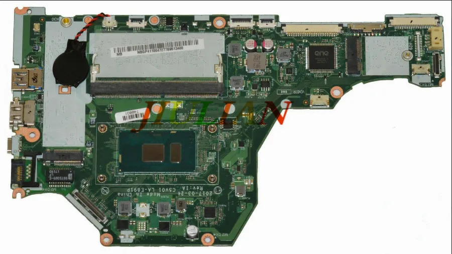 NBGP411004 для ноутбука acer Aspire A515-51 Mothrboard w/i7-7500U 2,7 Ghz cpu NB. GP411.004 протестировано