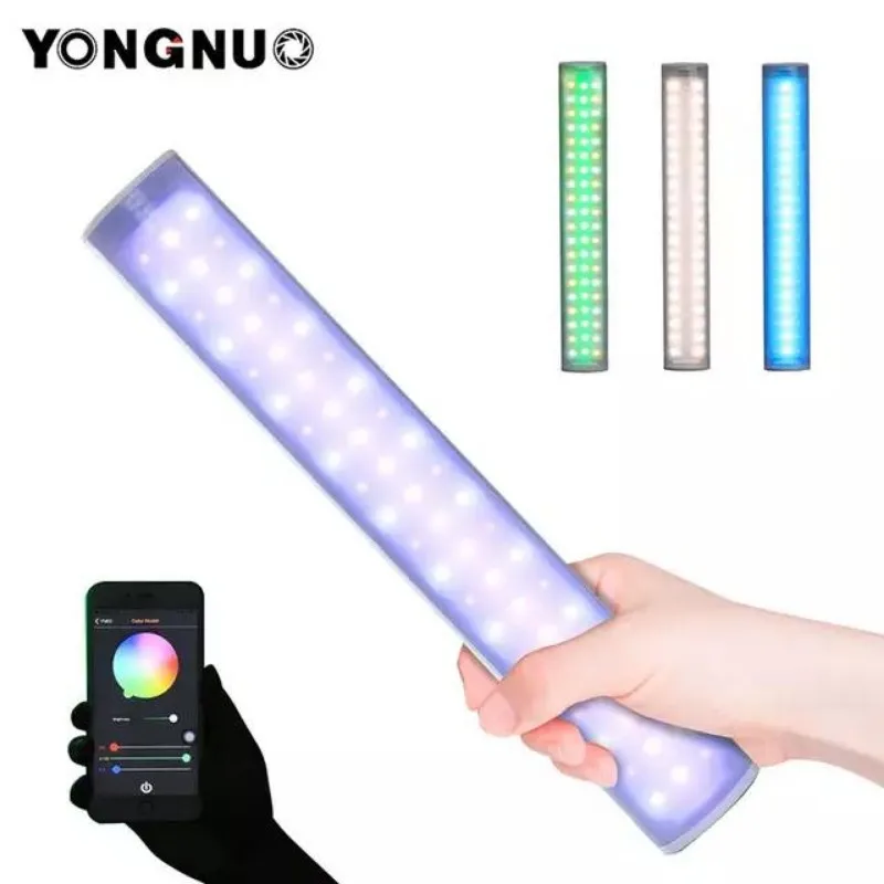 Светодиодный светильник YONGNUO YN60 Pro 3200-5500K RGB со встроенным аккумулятором 5200 мАч для цифровой зеркальной фотокамеры, светильник ing для Nikon Canon sony