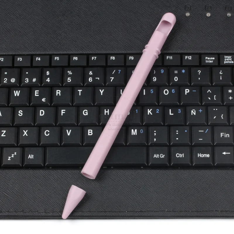 Pink Чехол для Apple Pencil 2, мягкий силиконовый чехол для iPad Pencil 2-го поколения, чехол для планшета, стилус, держатель 360, сумка - Цвета: Pink