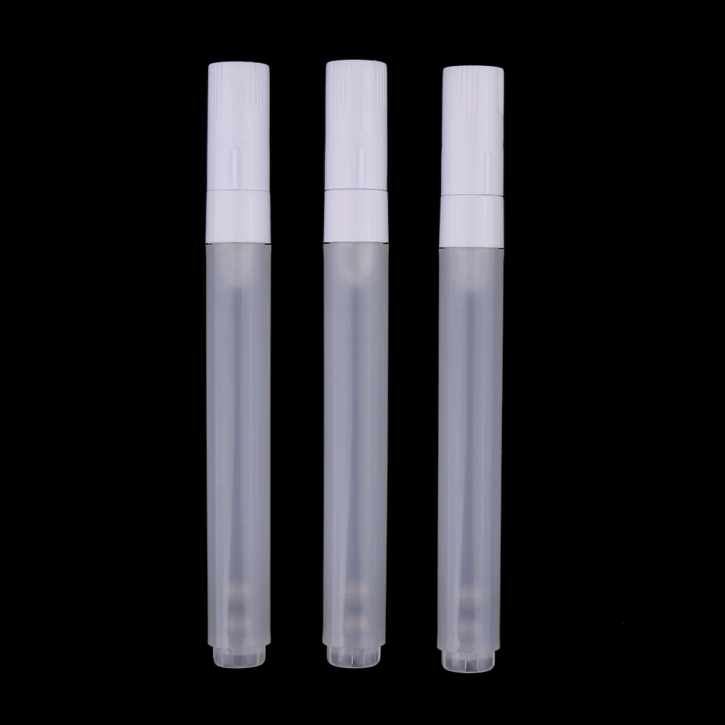 3pcs 4.5mm Tips Medium Tips Paints Marker Pen Empty Tube Ink Refill Pen
