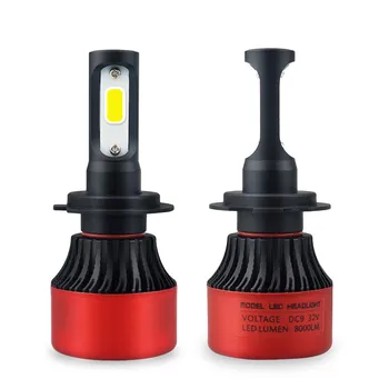 

kongyide car light 72W H7 Auto Car Headlights Kit Driving Bulbs Lamps COB LED 16000LM 6000K fog daytime running light DRL