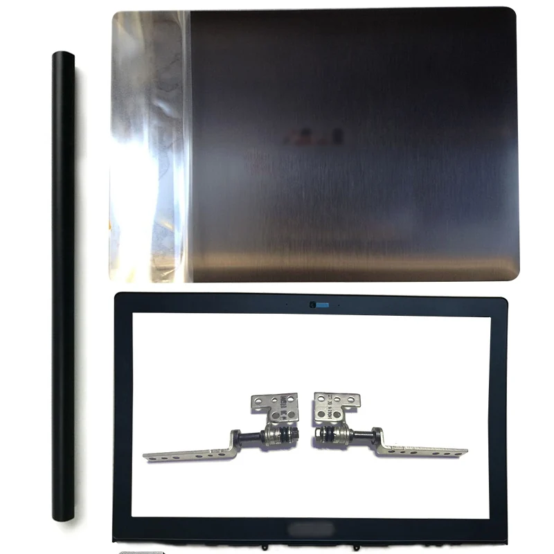 Задняя крышка для ноутбука с ЖК-экраном/передняя рамка/петли для ЖК-дисплея/подставка для рук/чехол для ASUS N550 N550LF N550J N550JA N550JK N550JV - Цвет: AB Hinges Cover