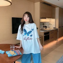 Cheap футболка Harajuku Print Black Crop Women T-shirts Goth Streetwear Short Sleeve Top Tee Female Kawaii y2k mujer gothic shirt van Cheap футболка Harajuku Print Black Crop Women T-shirts Goth Streetwear Short Sleeve Top Tee Female Kawaii y2k mujer gothic shirt van