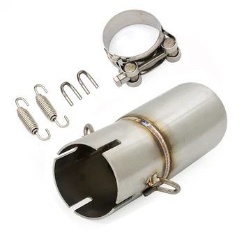 

Motorcycle Slip-on Exhaust Muffler Middle Link Pipe For Yamaha R6 YZFR6 YZF-R6 2006 2007 2008 2009 2010 2011 2012 2013 2014