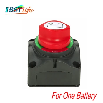 

Universal 12V/24V Battery Selector Isolator Master Switch Cutoff Cut Off Disconnect Power Kill Main Switch Marine Boat Car RV