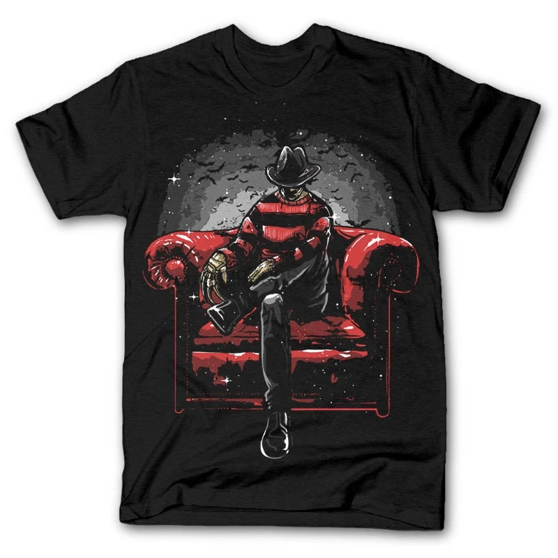 Кошмар сторона SETTEE ELM STREET FREDDY MASHUP dtg Мужская футболка футболки Новинка 2019 модная