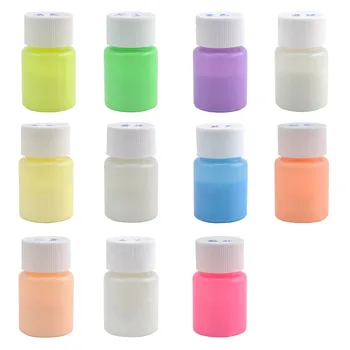 

20g Glow in the Dark Acrylic Luminous Paint Bright Pigment Party Decoration DIY yellow with green