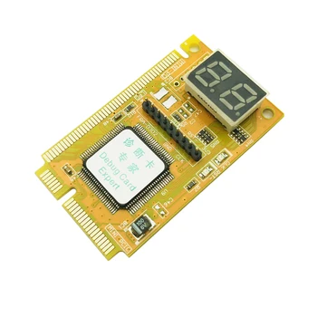 

POST Card PCI-E LPC PC Analyzer Tester Diagnostic Card Adapter Plastic Metal High Stability For Notebook Laptop ExpressCard NEW