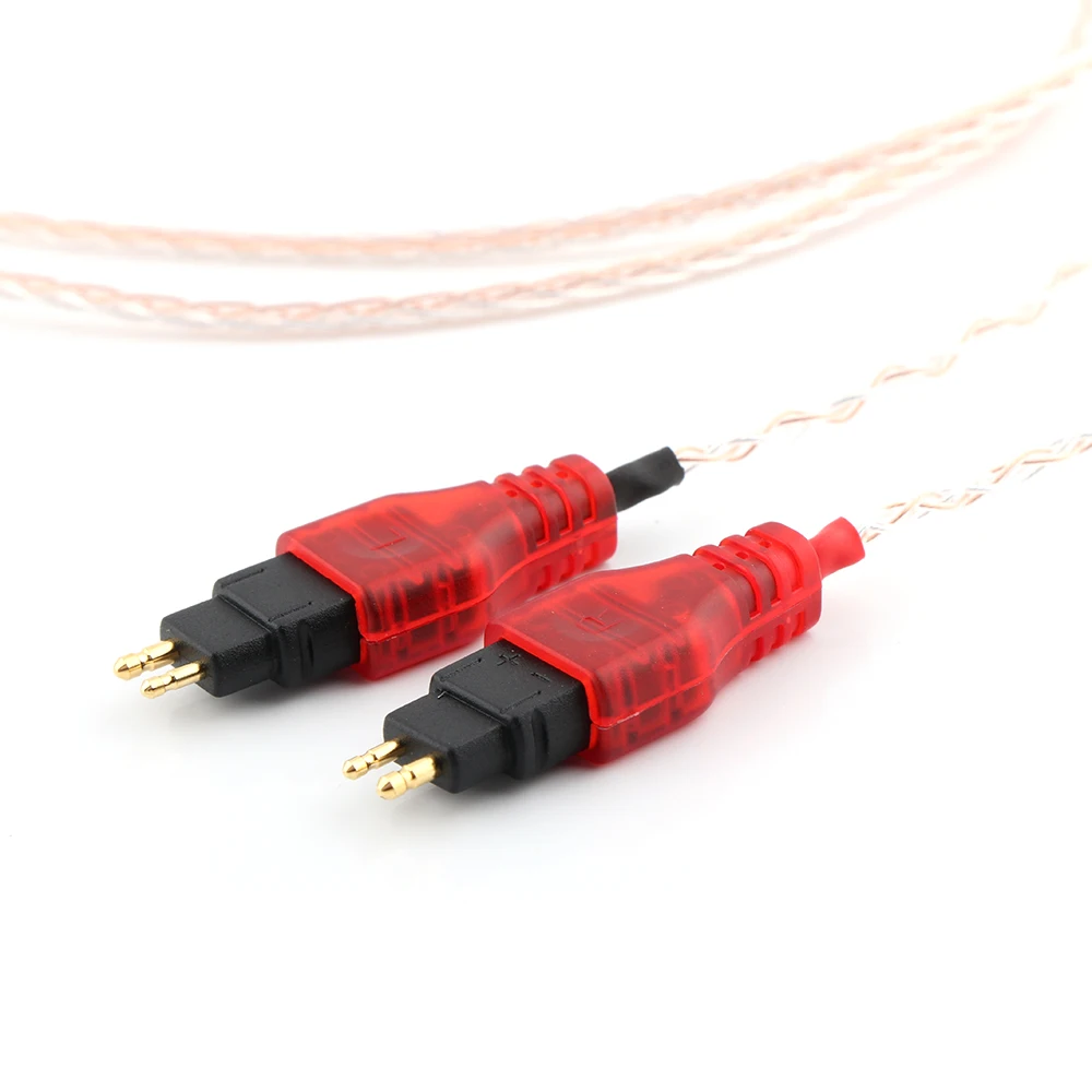 Thouliess Hi end 8Cores 7N OCC Silver Plated Audio Earphone Headphone Upgrade Cable for AH MM200 MM400 Headphones