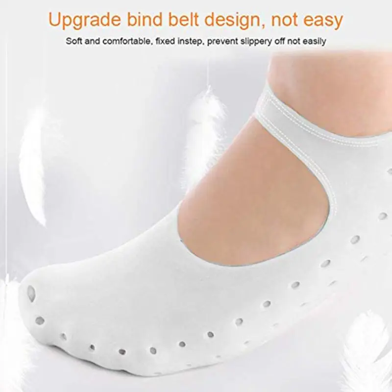 1 пара силиконовых пяток, носки, трещины, защита кожи, носки, покрытия для ног
