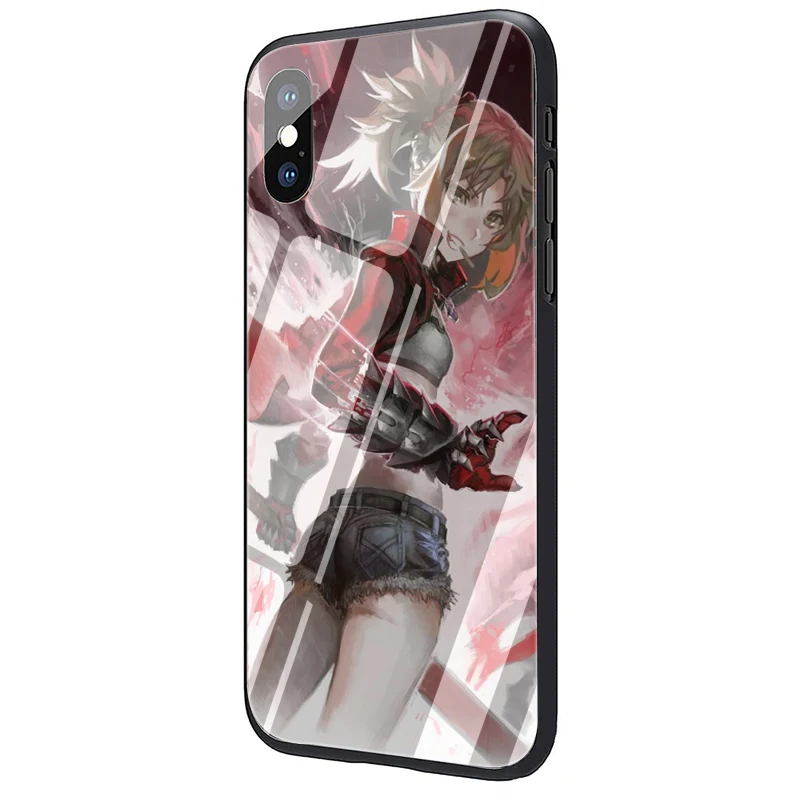 G8 Чехол для телефона EWAU Saber Fate Apocrypha из закаленного стекла для iPhone 5 5S SE 6 6s 7 8 plus X XR XS 11 pro Max - Цвет: G8
